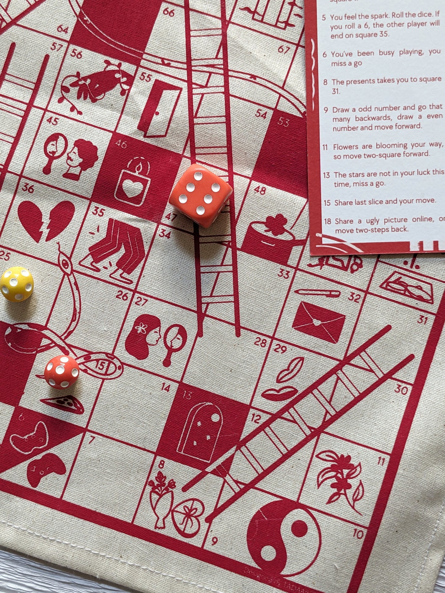 A game of Snakes & Ladders