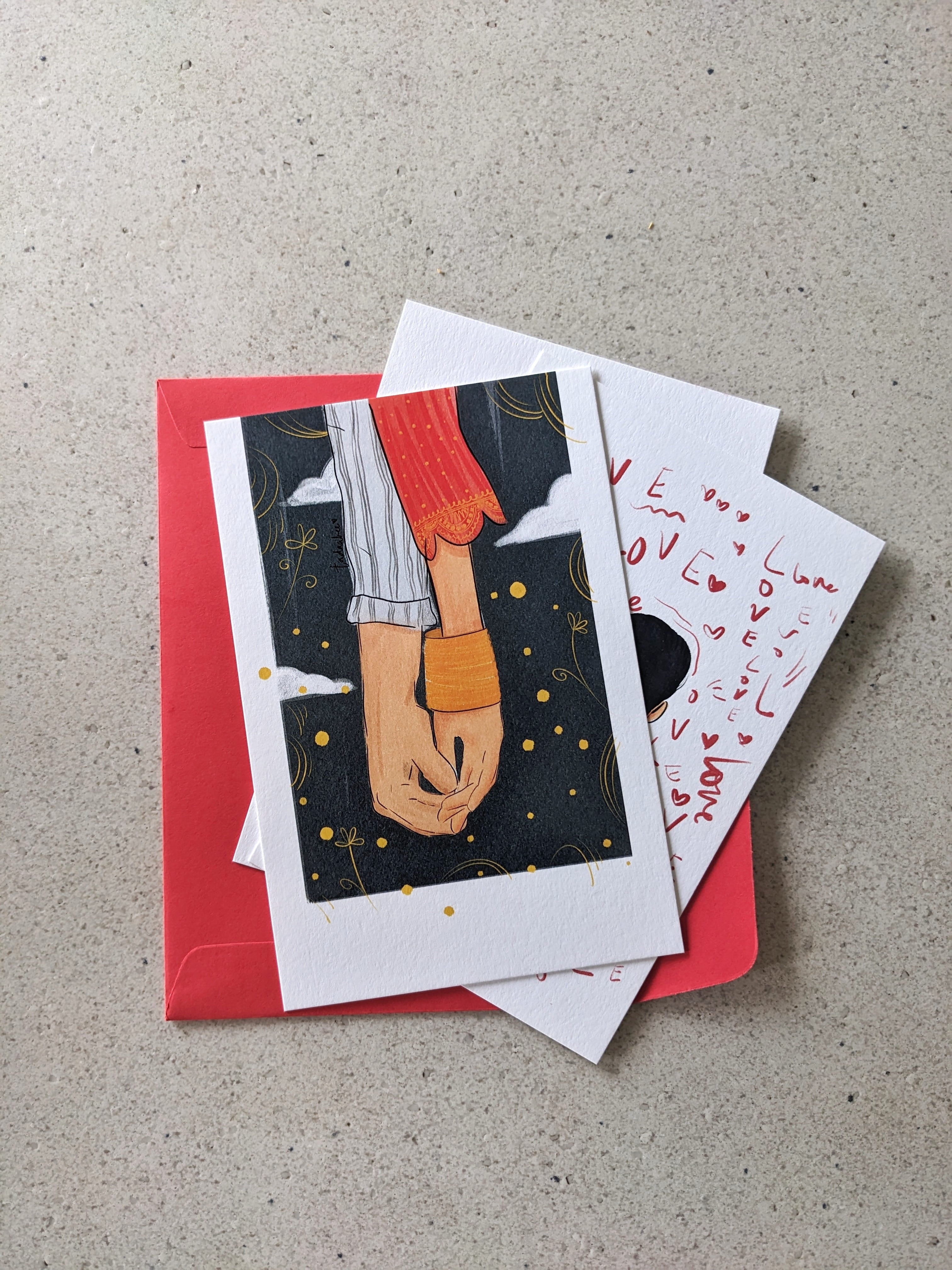 With Lots Of Love – Postcard Set