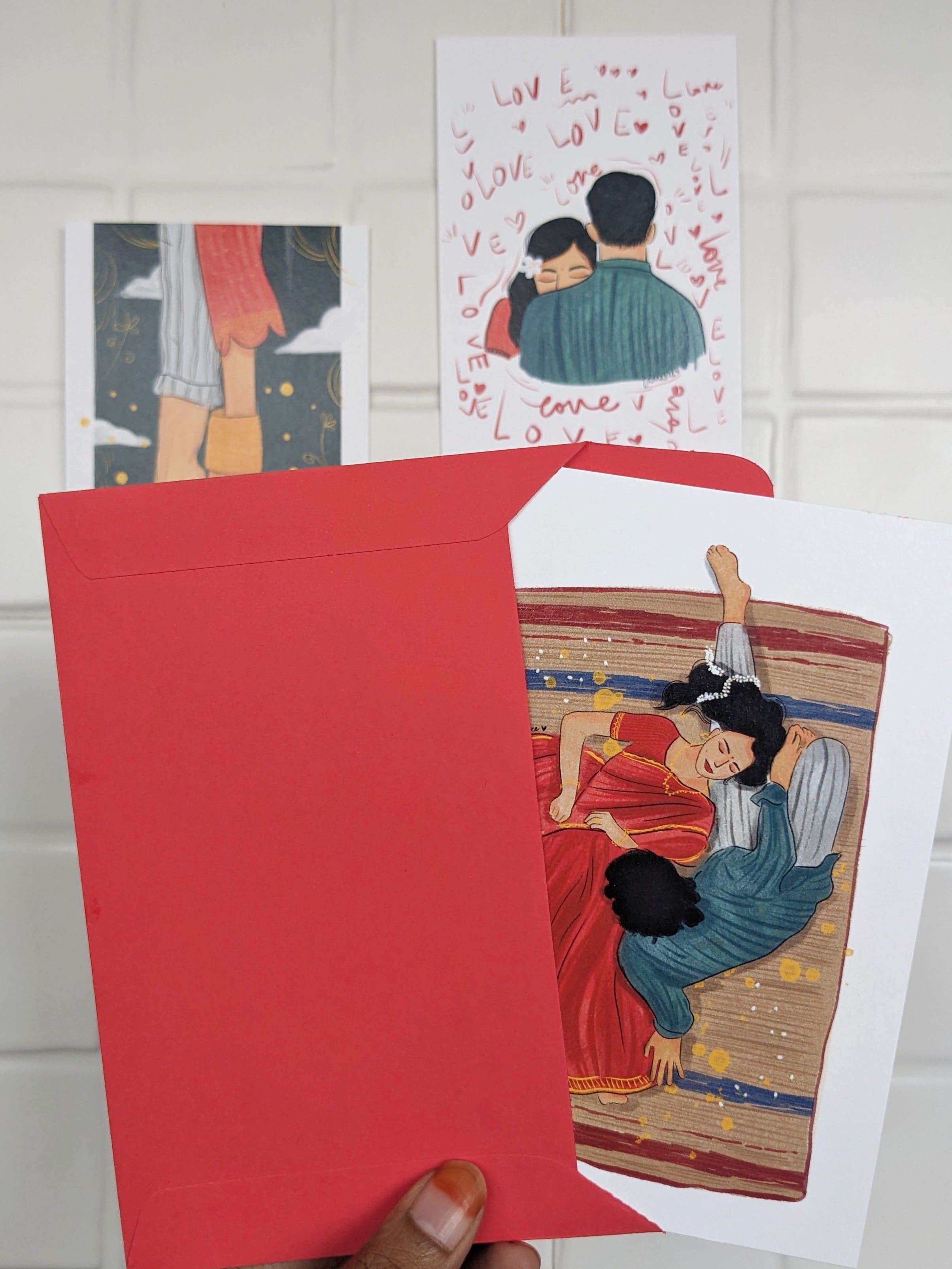 With Lots Of Love – Postcard Set