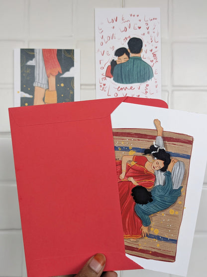 With Lots Of Love – Postcard Set
