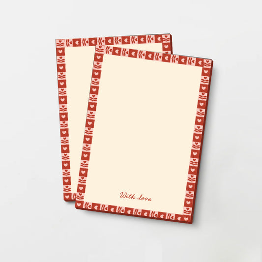 With Love Notepad