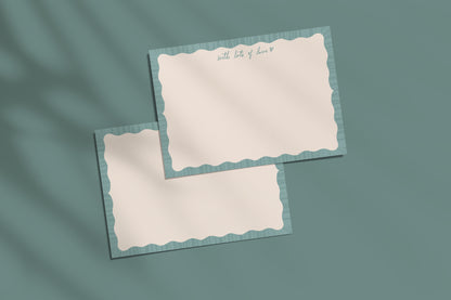 With Lots Of Love Postcard (Set Of 3)