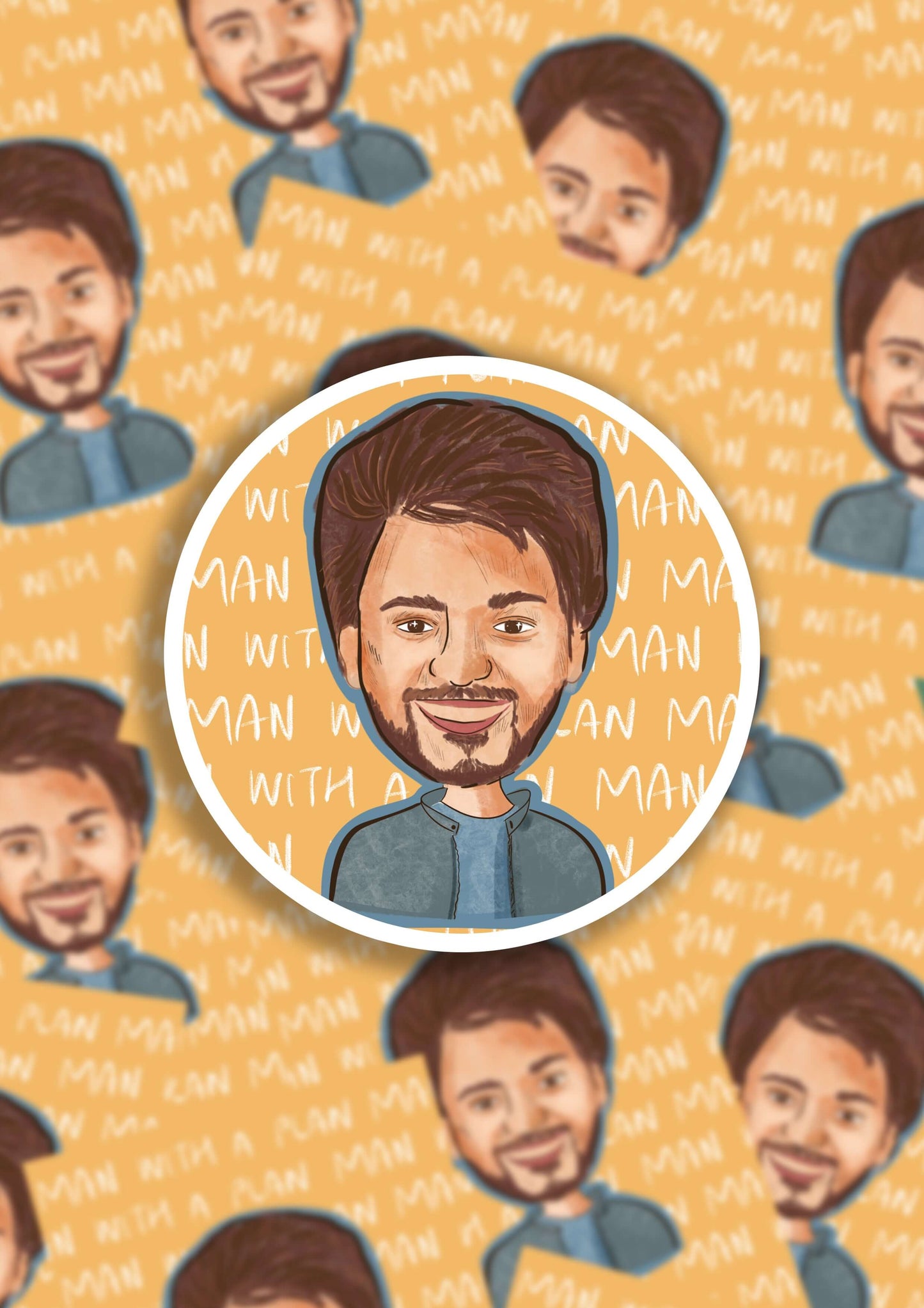 Tamil Actors - Sticker Set (4)