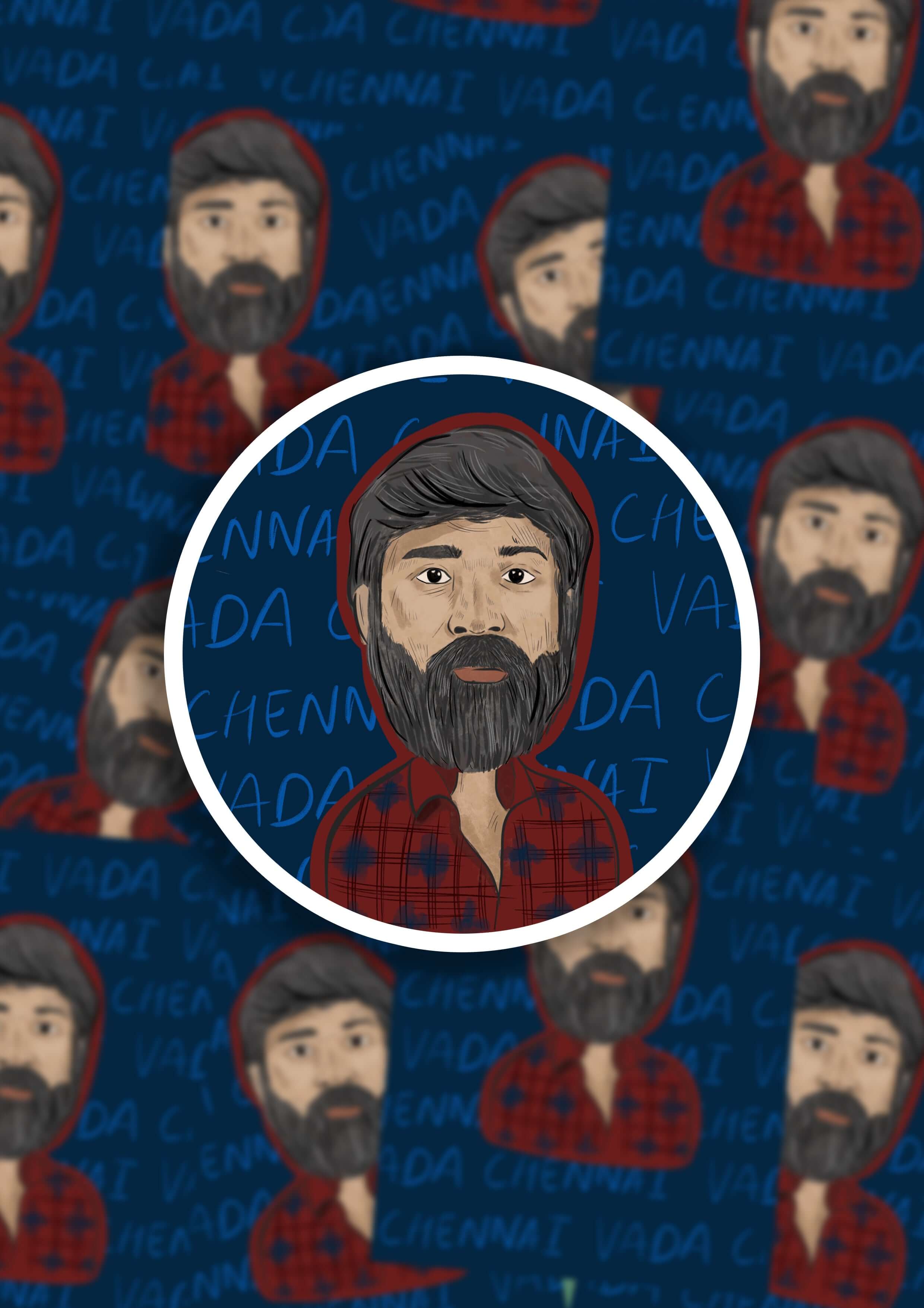 Tamil Actors - Sticker Set (4)